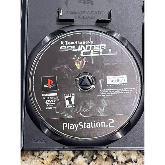 Tom Clancy's Splinter Cell Playstation 2 PS2 Black Label Tested - Picture 5 of 5